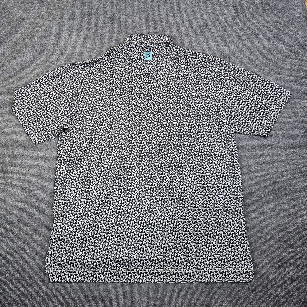 Footjoy Lisle Floral Print Polo Shirt Men's XL Golf Performance Wigwam Golf Club - Picture 7 of 9